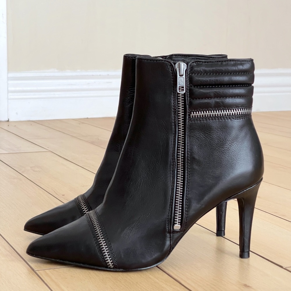 New* Ash booties with zip details - Picture 1 of 4